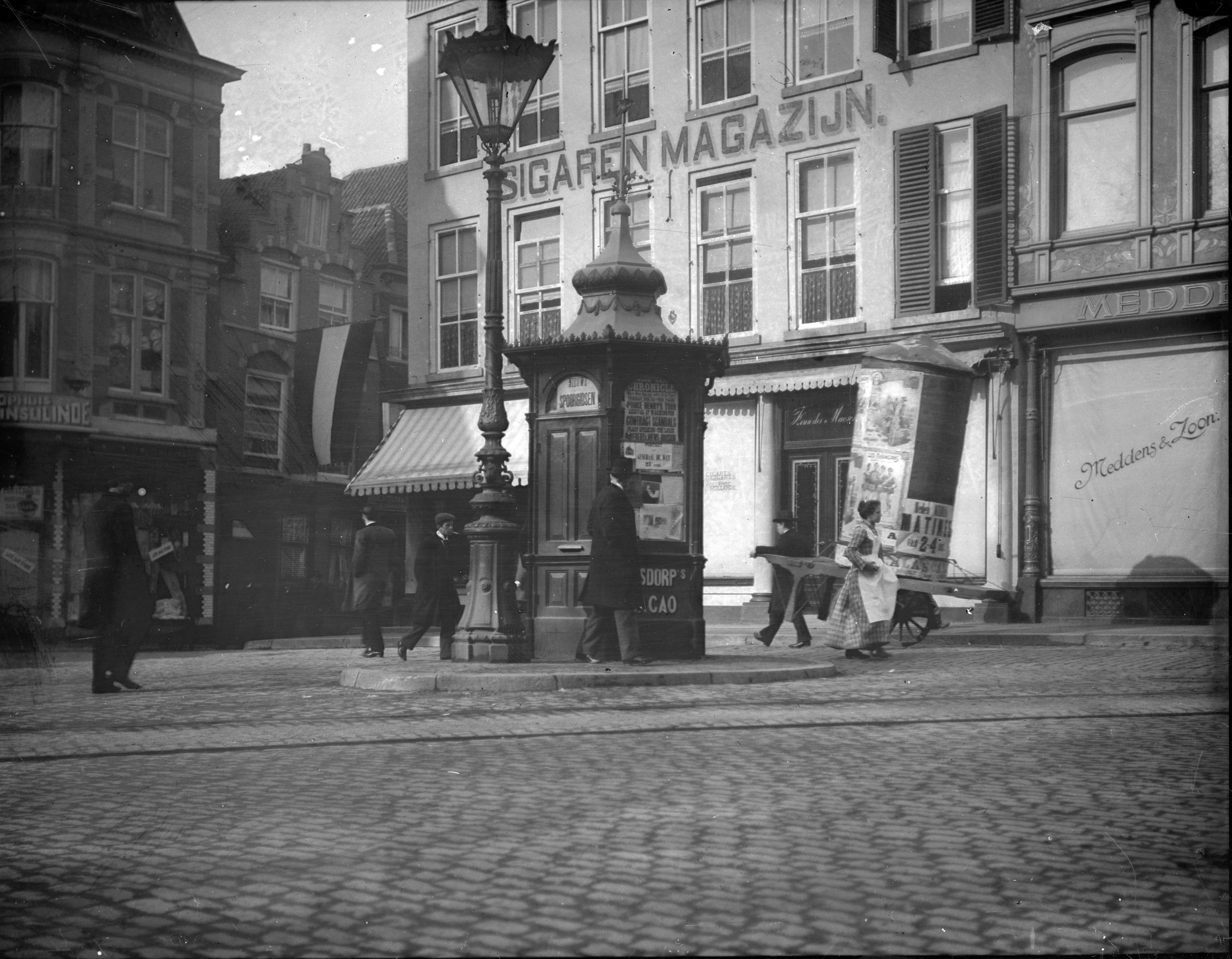 Spui, 1910. Maker onbekend