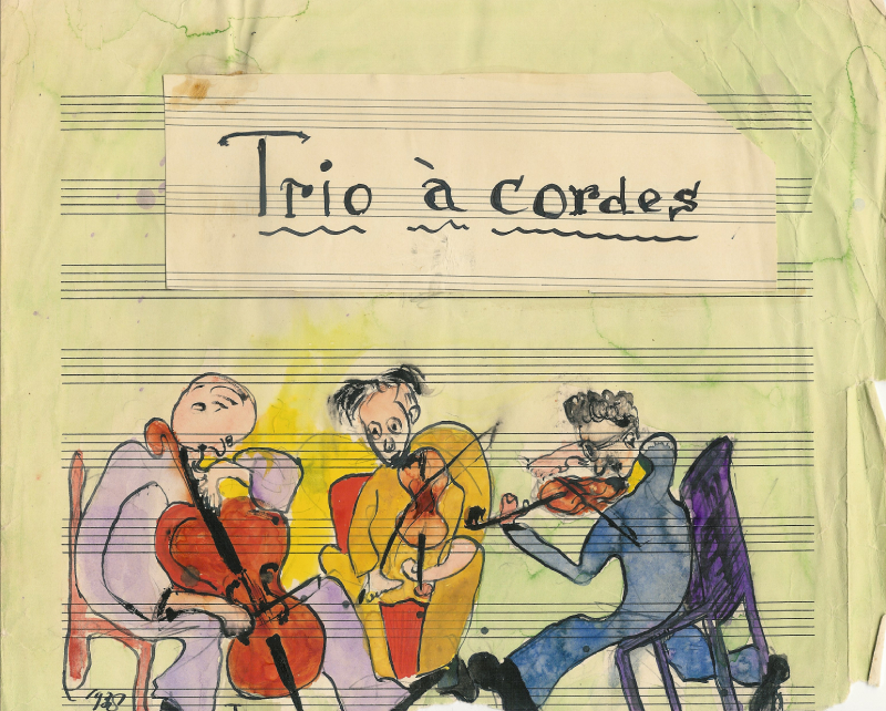 Trio a Cordes, kunstenaar Kees Arntzen