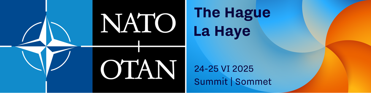 NATO/NAVO logo Summit The Hague 2025 NATO/NAVO logo Summit The Hague 2025