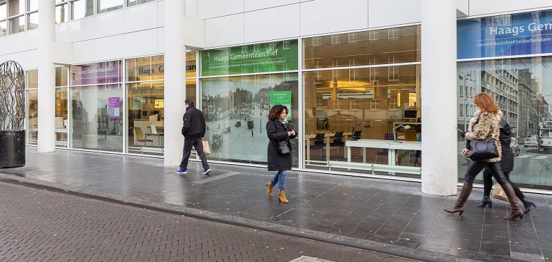 Studiezaal Haags Gemeentearchief aan de Kalvermarkt