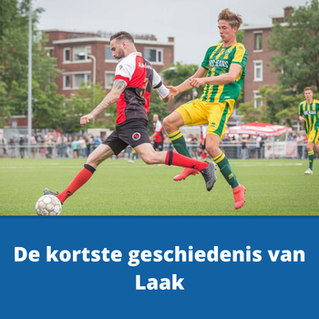 Kortste geschiedenis Laak, foto van voetballers