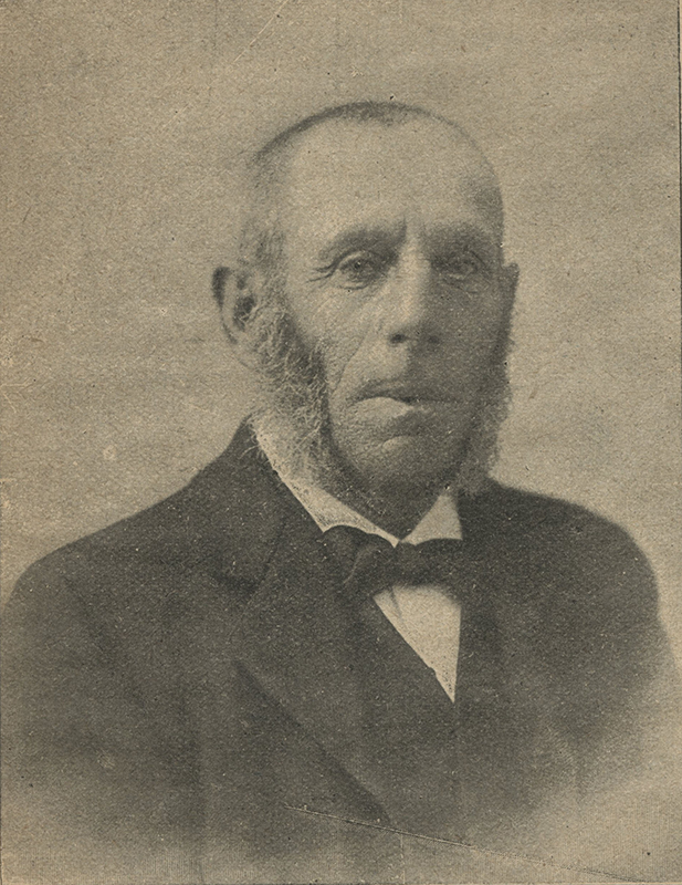 Jozef Blok 1832 1905 straatboekhandelaar in Den Haag. 1905, maker onbekend